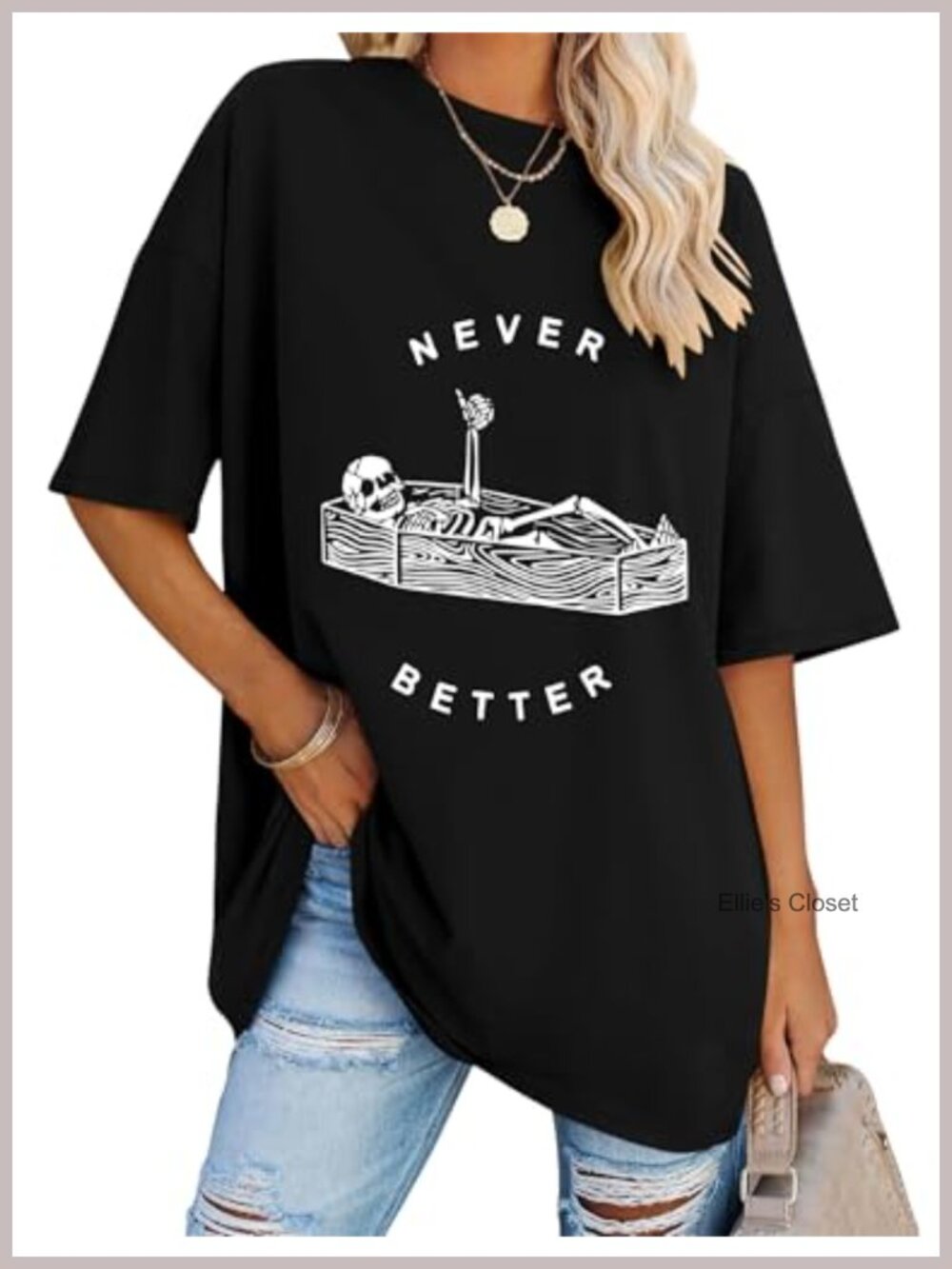 Oversized Graphic Tee 70% Cotton 30% Polyester Crewneck Short Sleeve Loose Fit